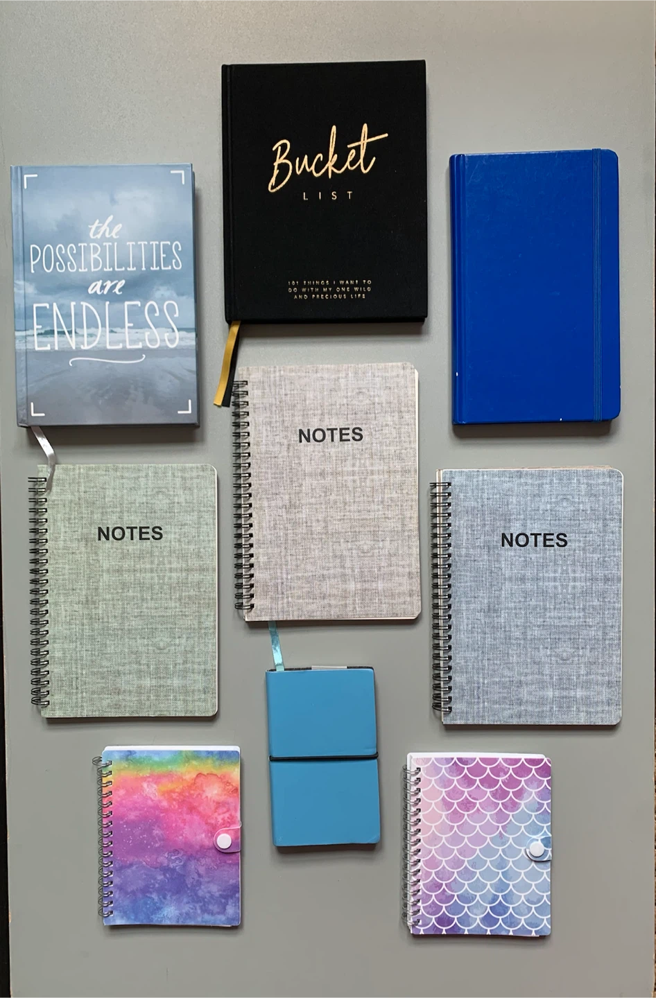 2 Journals & 7 Notebooks Bundle
