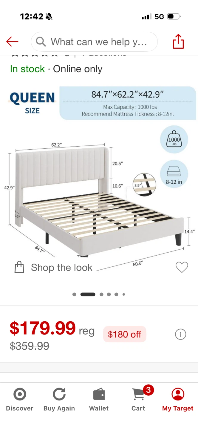 Bed frame for sale - photo 2