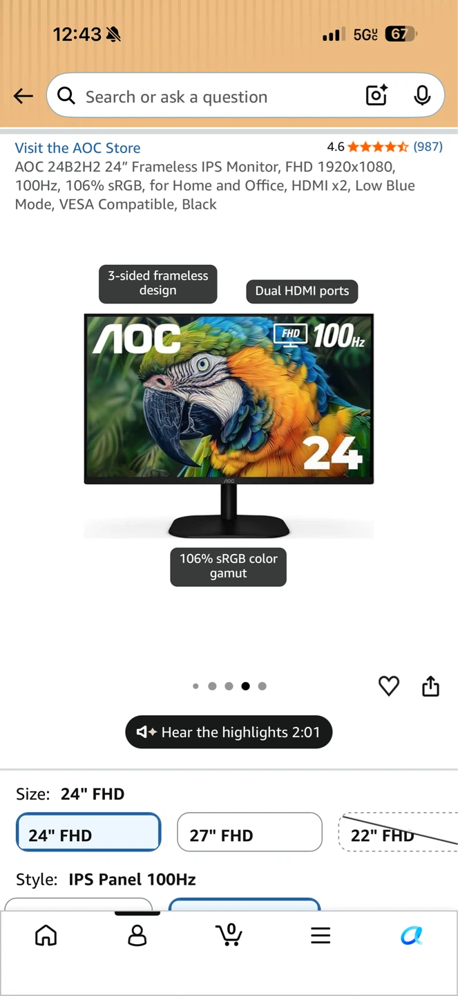 AOC Monitor - photo 4