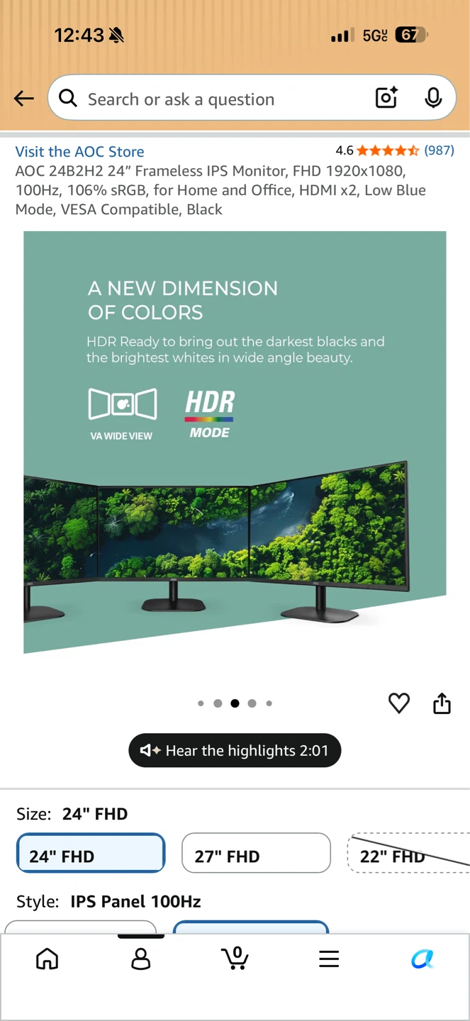 AOC Monitor - photo 5