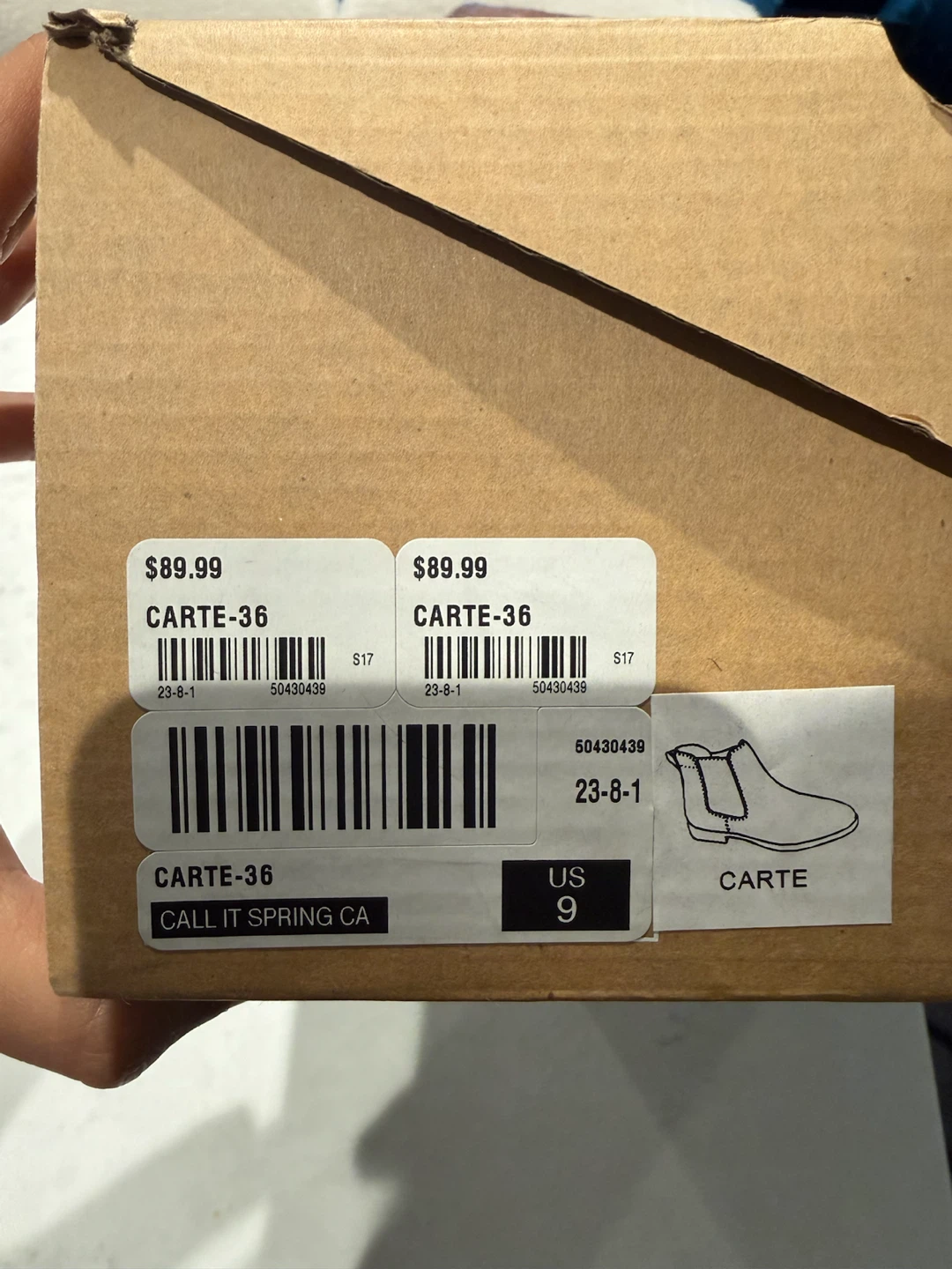 Call It Spring CARTE-36 Chelsea Boots - Brown Suede - US 9 - photo 2