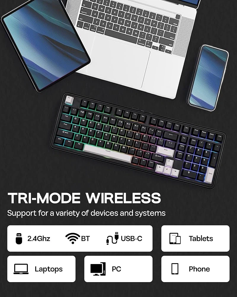 EPOMAKER TH99 Tri-Mode Wireless Mechanical Keyboard - photo 3