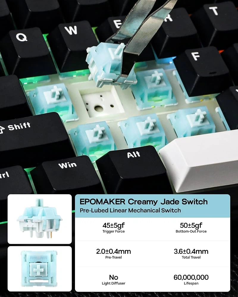 EPOMAKER TH99 Tri-Mode Wireless Mechanical Keyboard - photo 5
