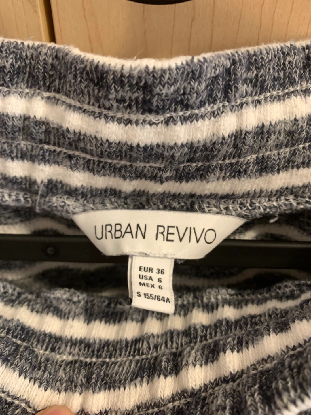Size S Urban Revivo Striped Knit Midi Skirt - photo 2