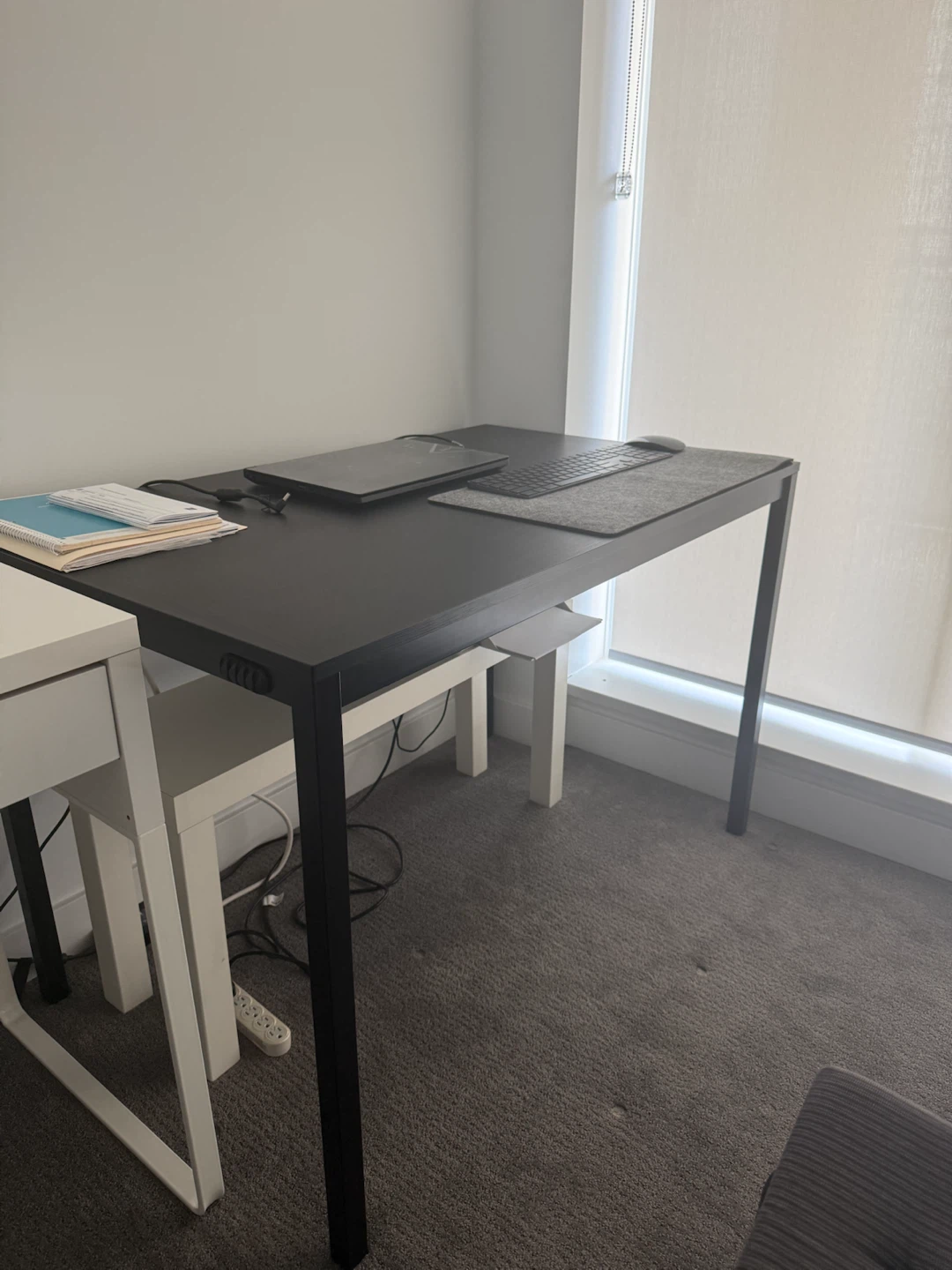 Black IKEA Desk