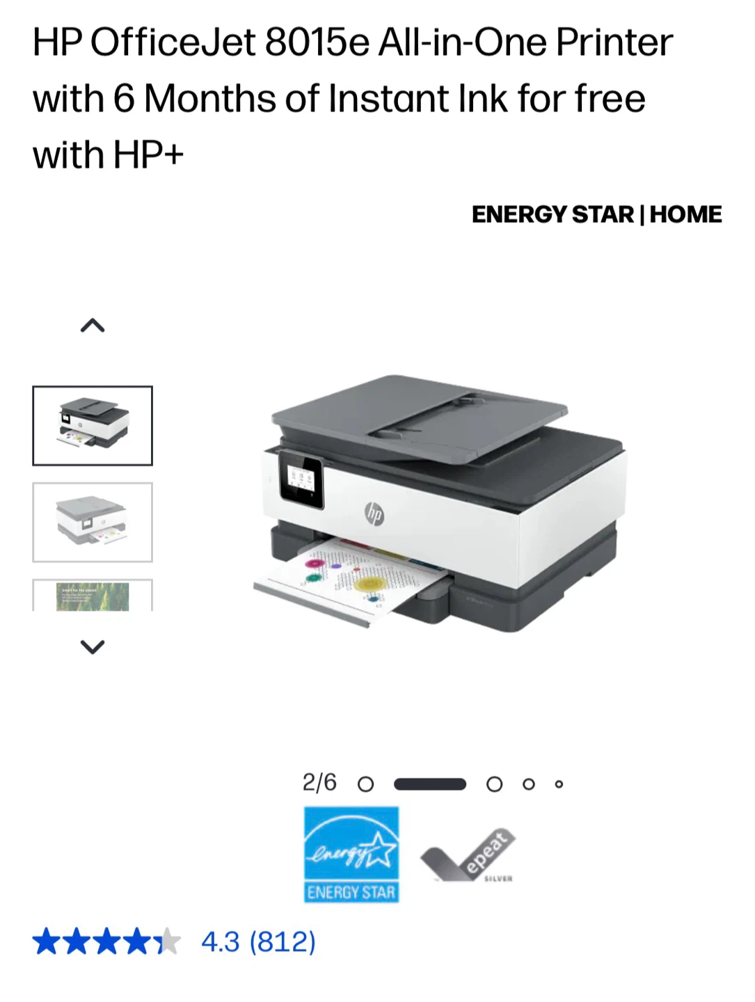 HP OfficeJet 8015e - photo 3