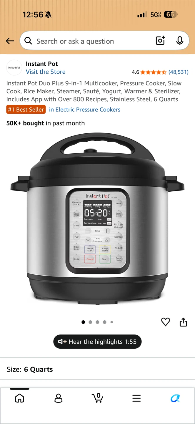 Instant Pot Duo Plus 6 Quart