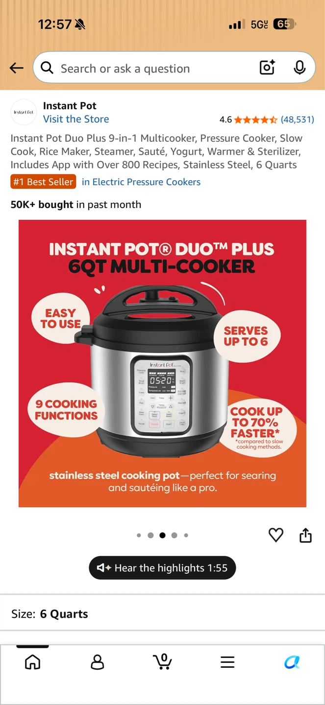 Instant Pot Duo Plus 6 Quart - photo 2