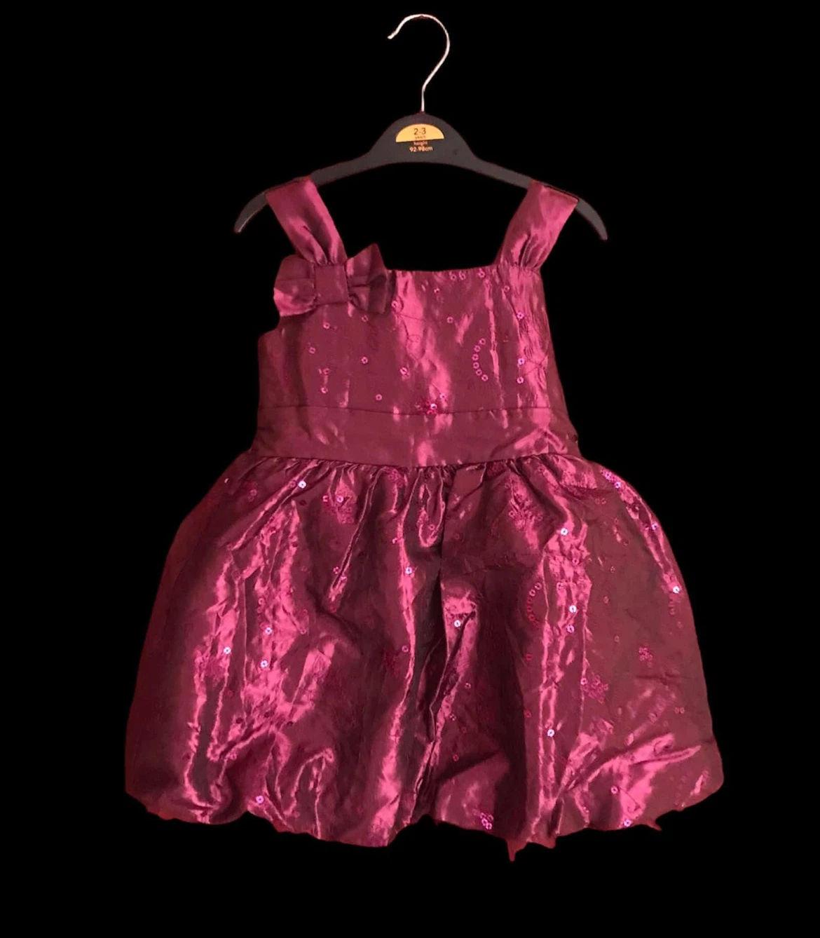 NEW Girls Party Dress with Matching Purse Size 92/98 2–3 Years - photo 2