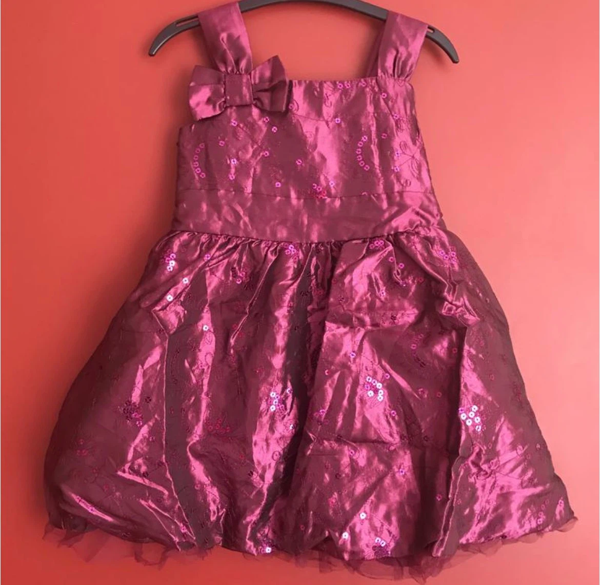 NEW Girls Party Dress with Matching Purse Size 92/98 2–3 Years - photo 3