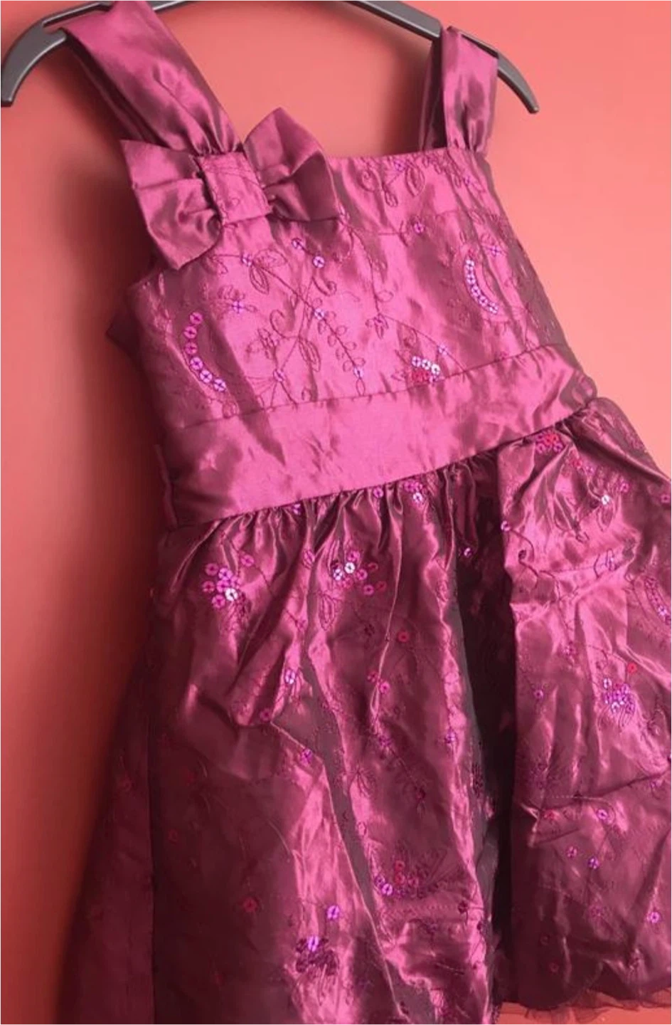 NEW Girls Party Dress with Matching Purse Size 92/98 2–3 Years - photo 5