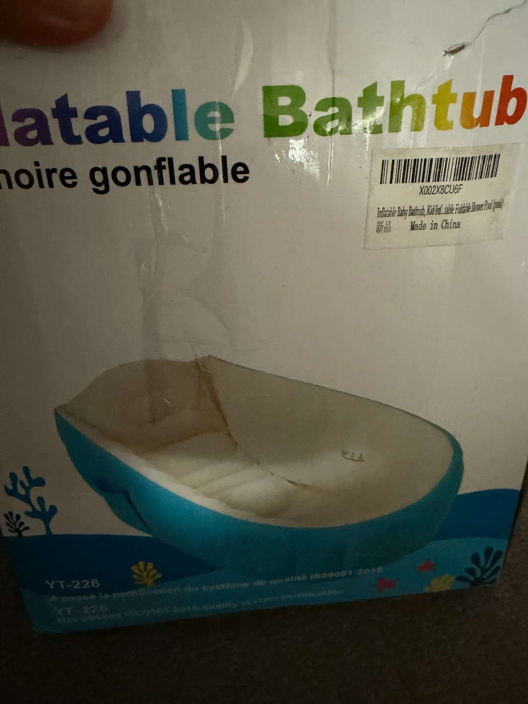 LAISANIM Inflatable Baby Bathtub - Pink - photo 3
