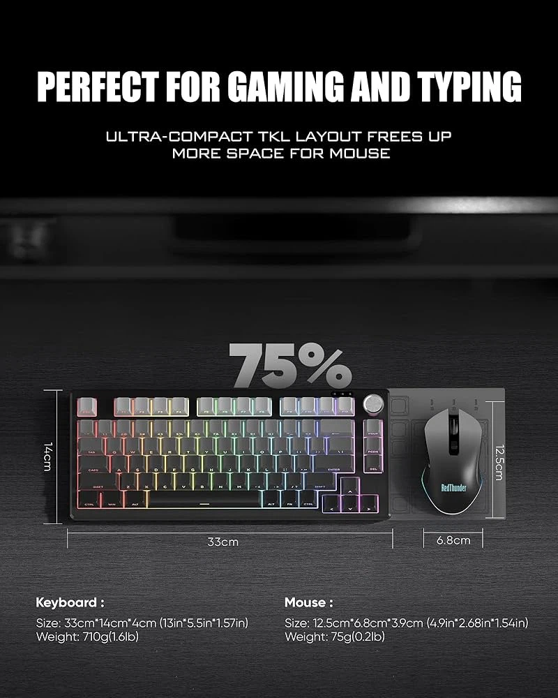 K75 Wireless Keyboard and Mouse Combo - photo 5