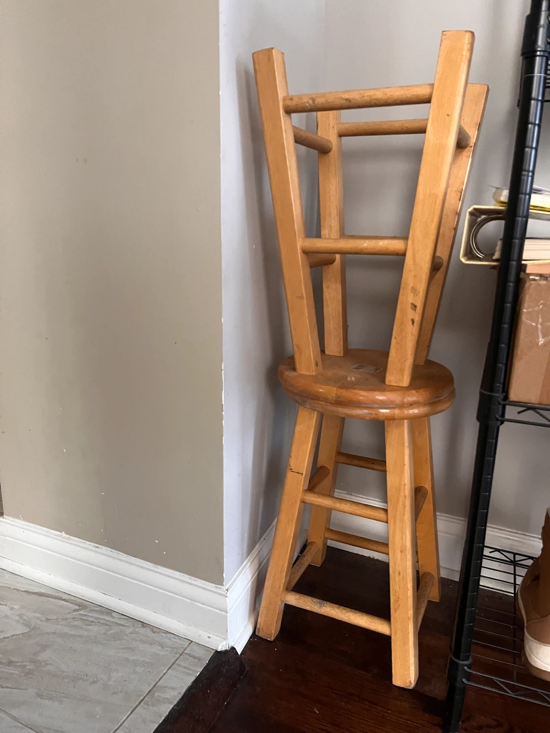 Wooden Bar Stool set,  $10 per set or best offer