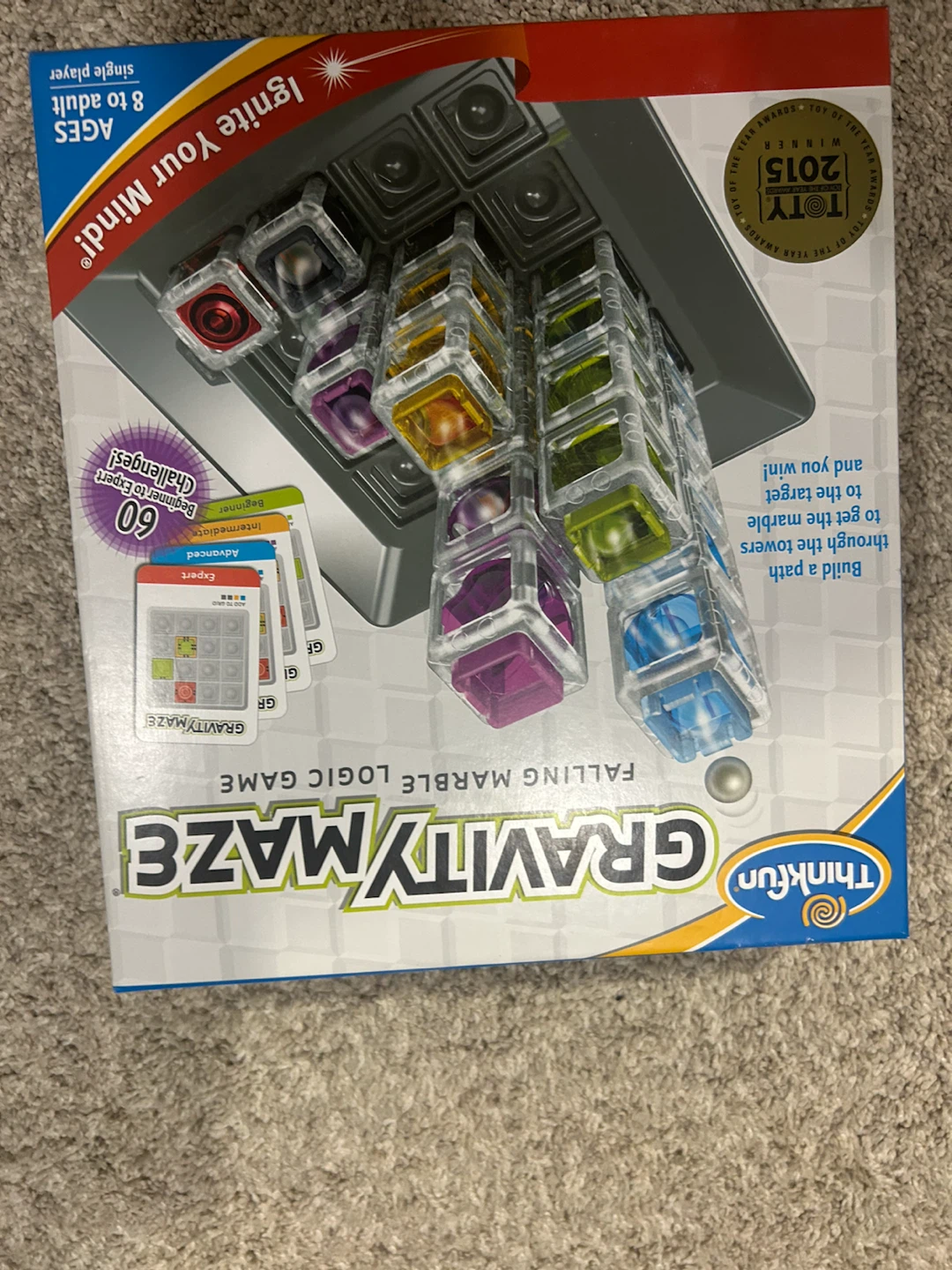 ThinkFun Gravity Maze Marble Logic Game