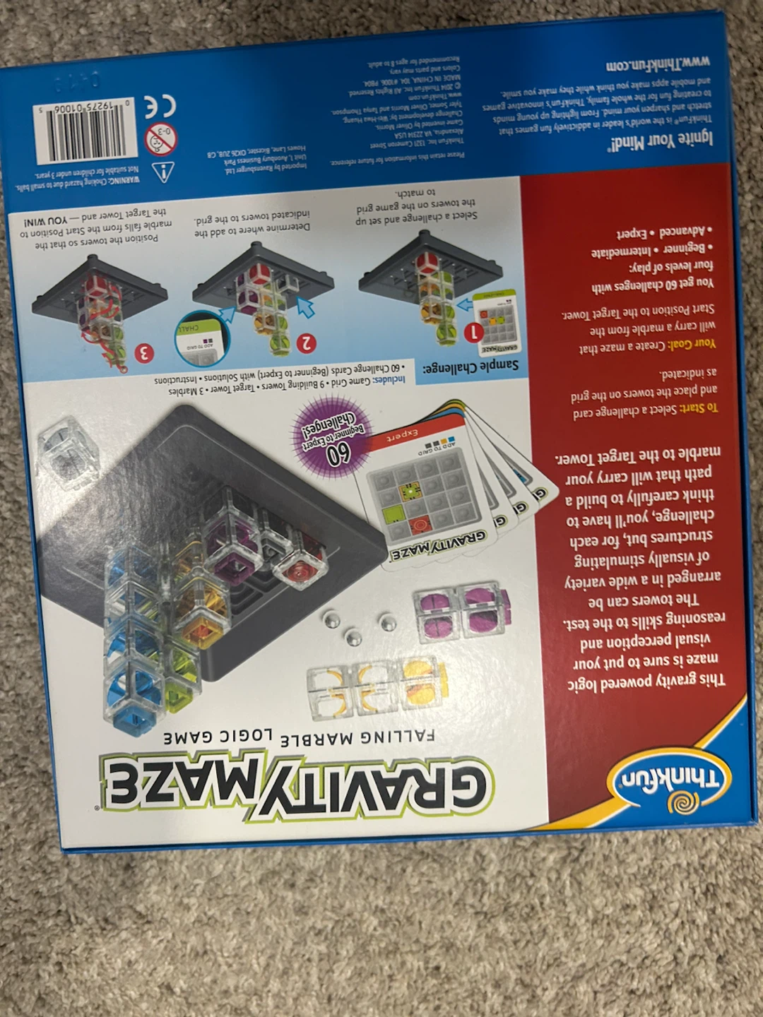 ThinkFun Gravity Maze Marble Logic Game - photo 2