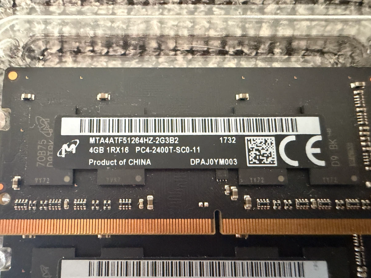 Micron DDR4 RAM 16GB (4x4GB) 2400MHz SODIMM - photo 2