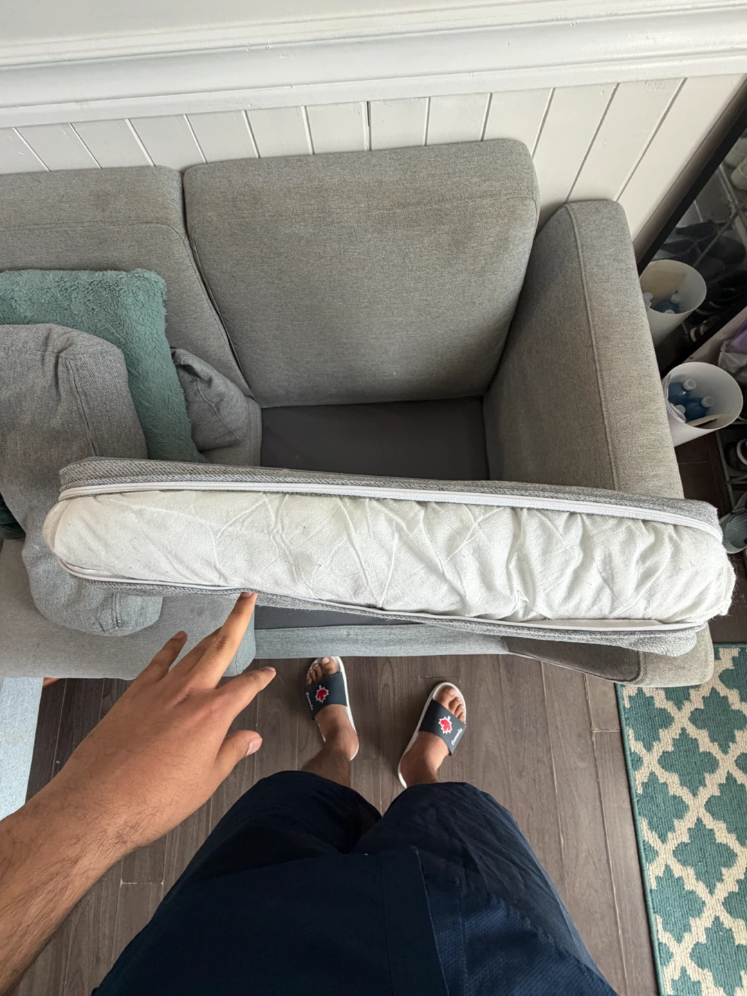 Super Comfy L-Shaped Couch - photo 3