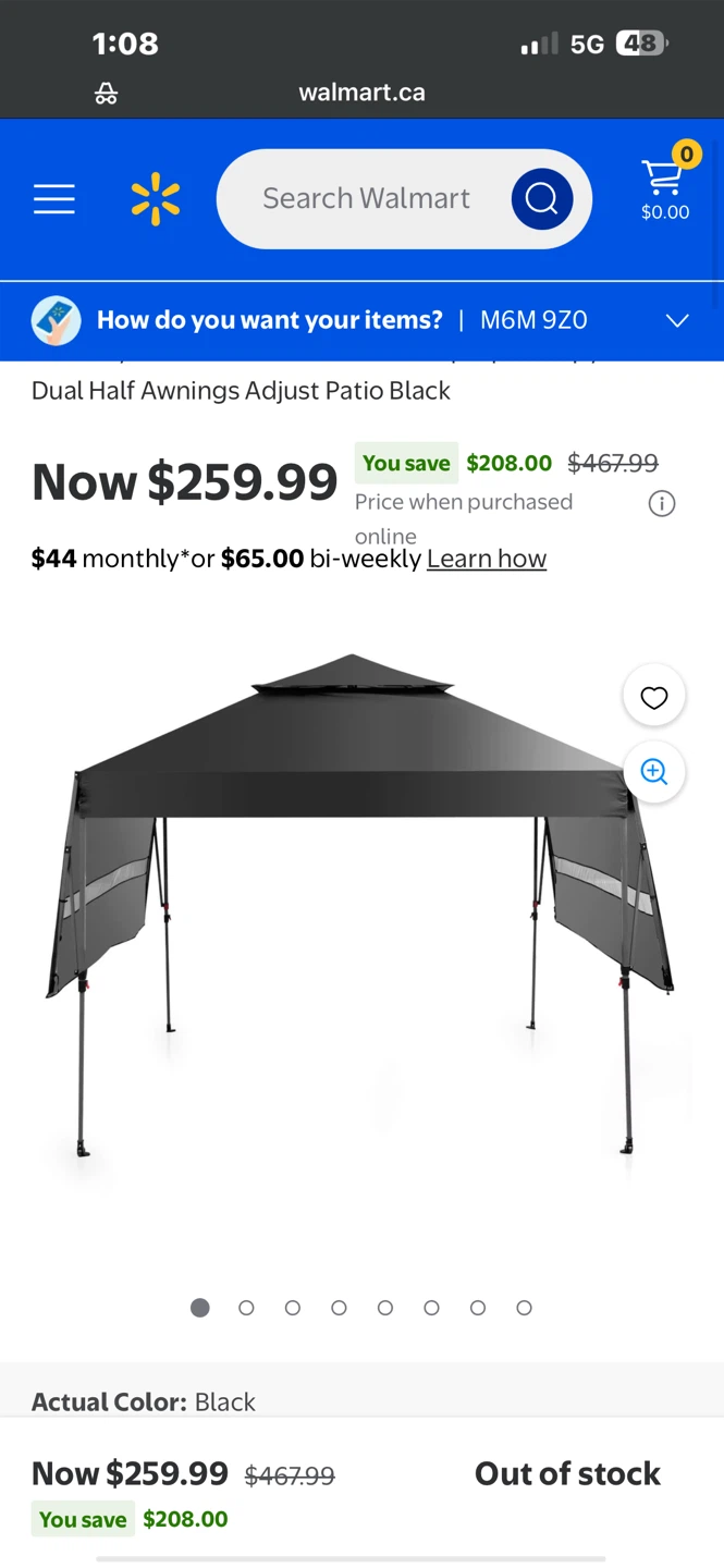 10'x17.6' Outdoor Instant Pop-up Canopy Tent