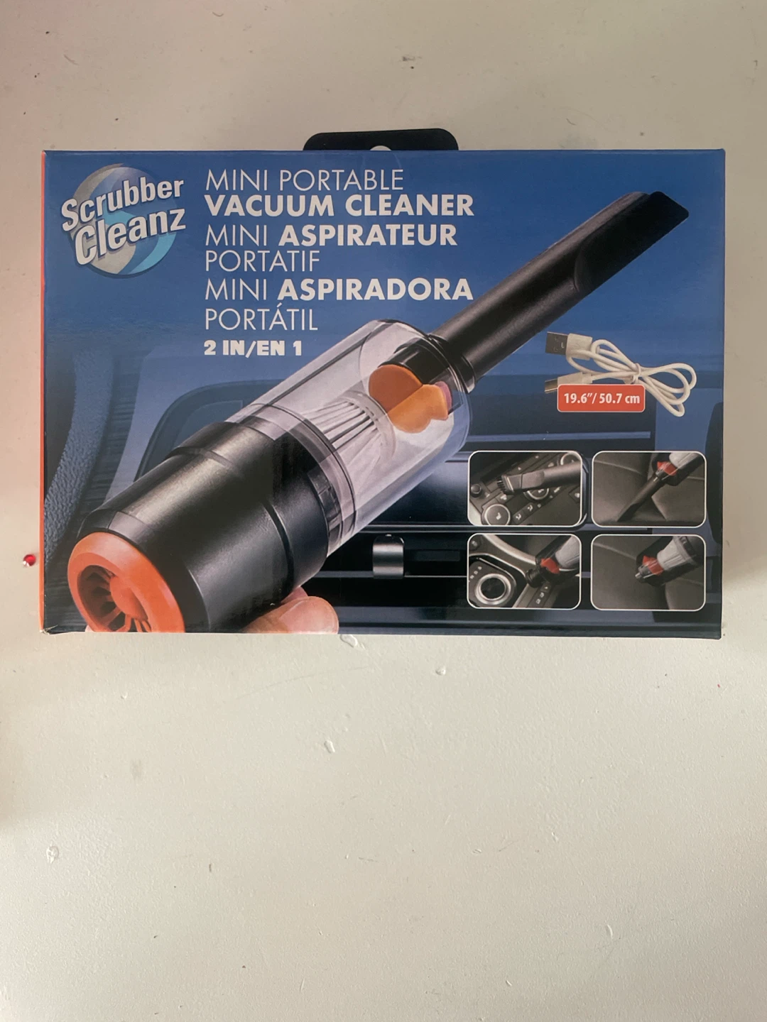 Scrubber Cleanz Mini Portable Vacuum Cleaner