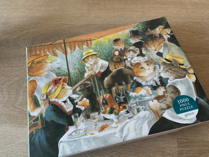 1000 Cat Puzzle Meowsterpiece of Western Art