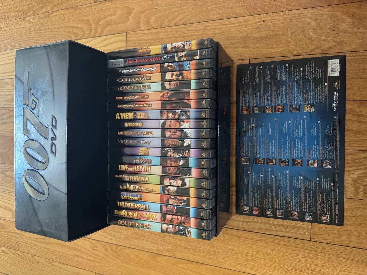 James Bond 007 DVD Collection Box Set - photo 2