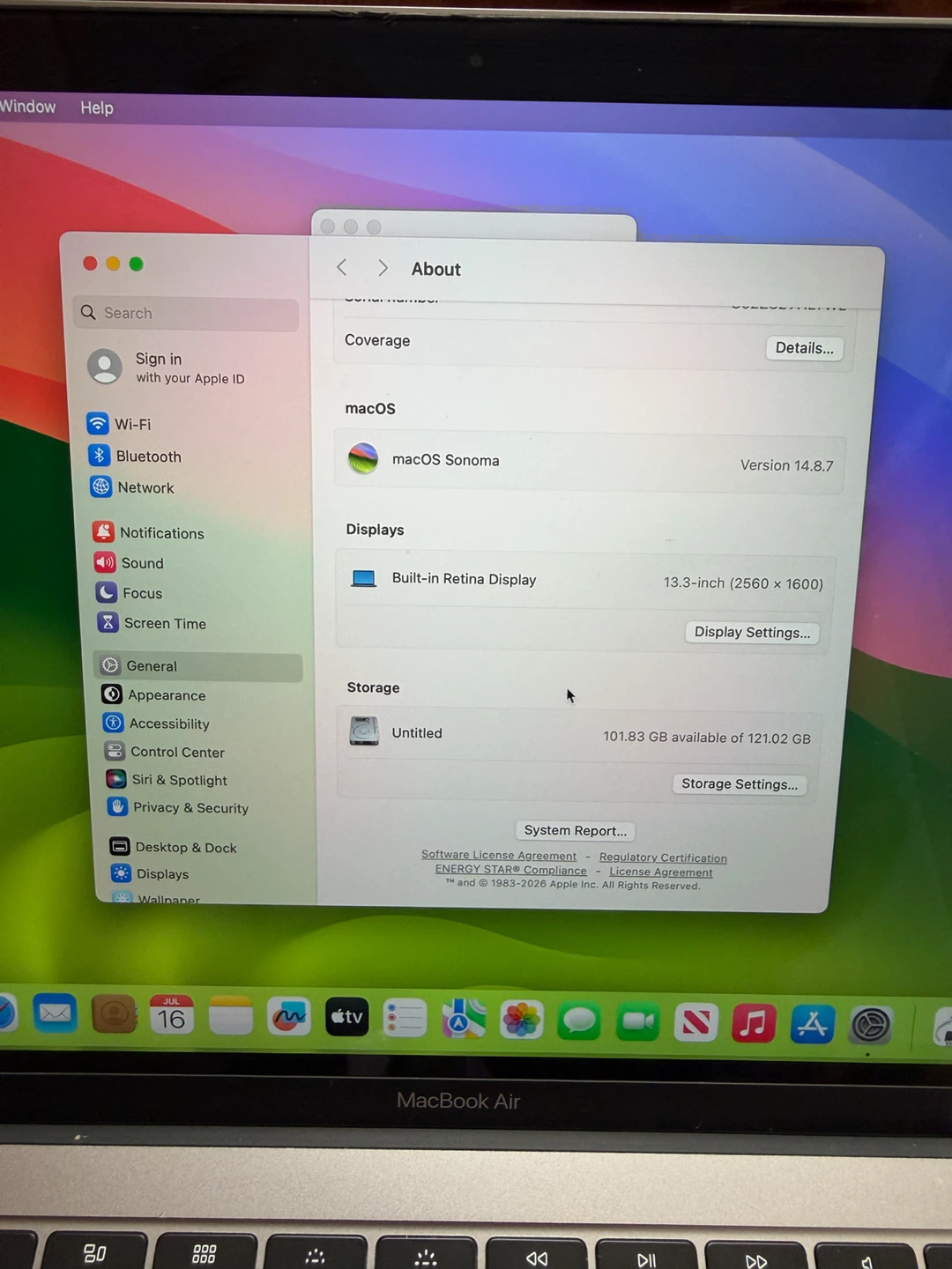 MacBook Air 2019 8GB RAM 128GB SSD - photo 3