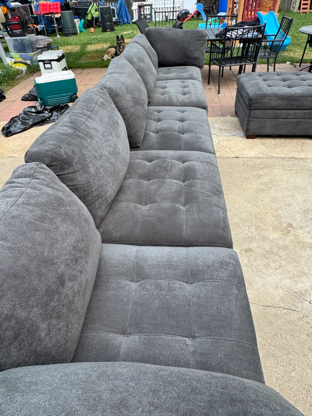 Thomasville Sectional Sofa with Storage Ottoman - photo 5