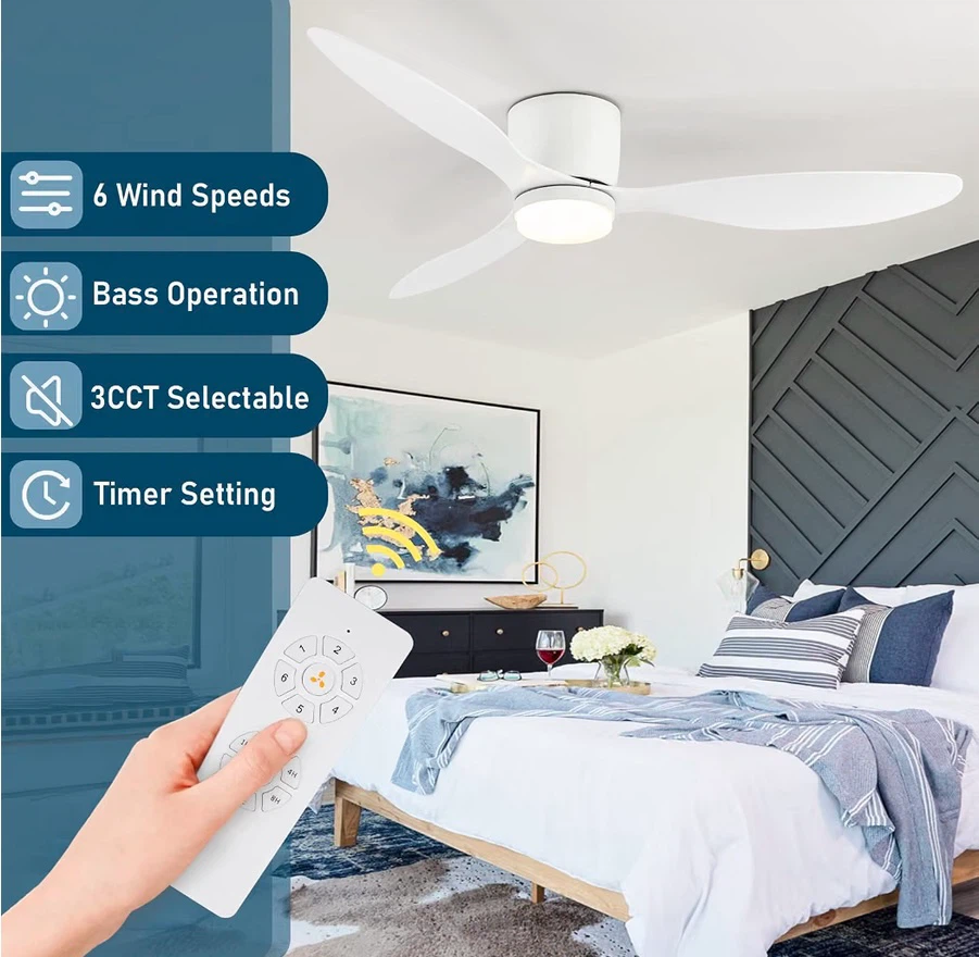 52" Ceiling Fan with LED Light - photo 4