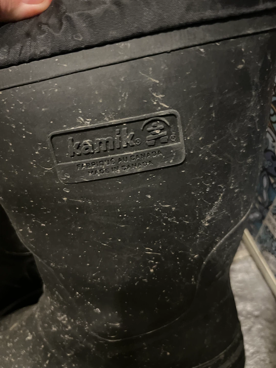 Kamik Black Winter Boots - Size 9 - photo 2