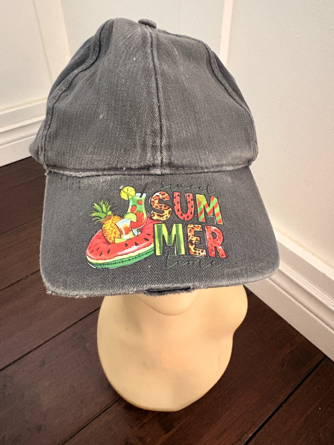 7 Assorted Graphic Baseball Caps - One Size Fits Most - photo 5