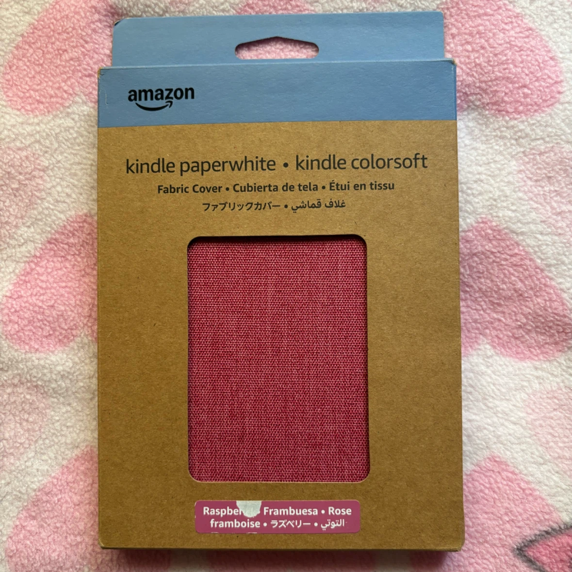 Kindle Paperwhite - Fabric Cover - *Raspberry* - photo 2