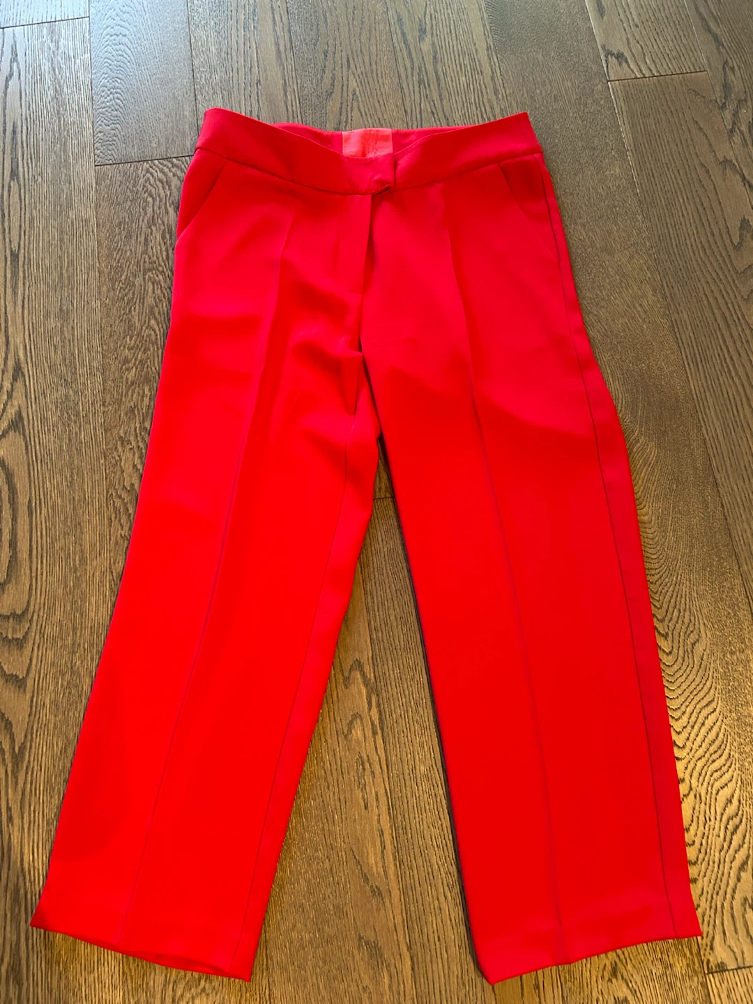 Red Tailored Trousers