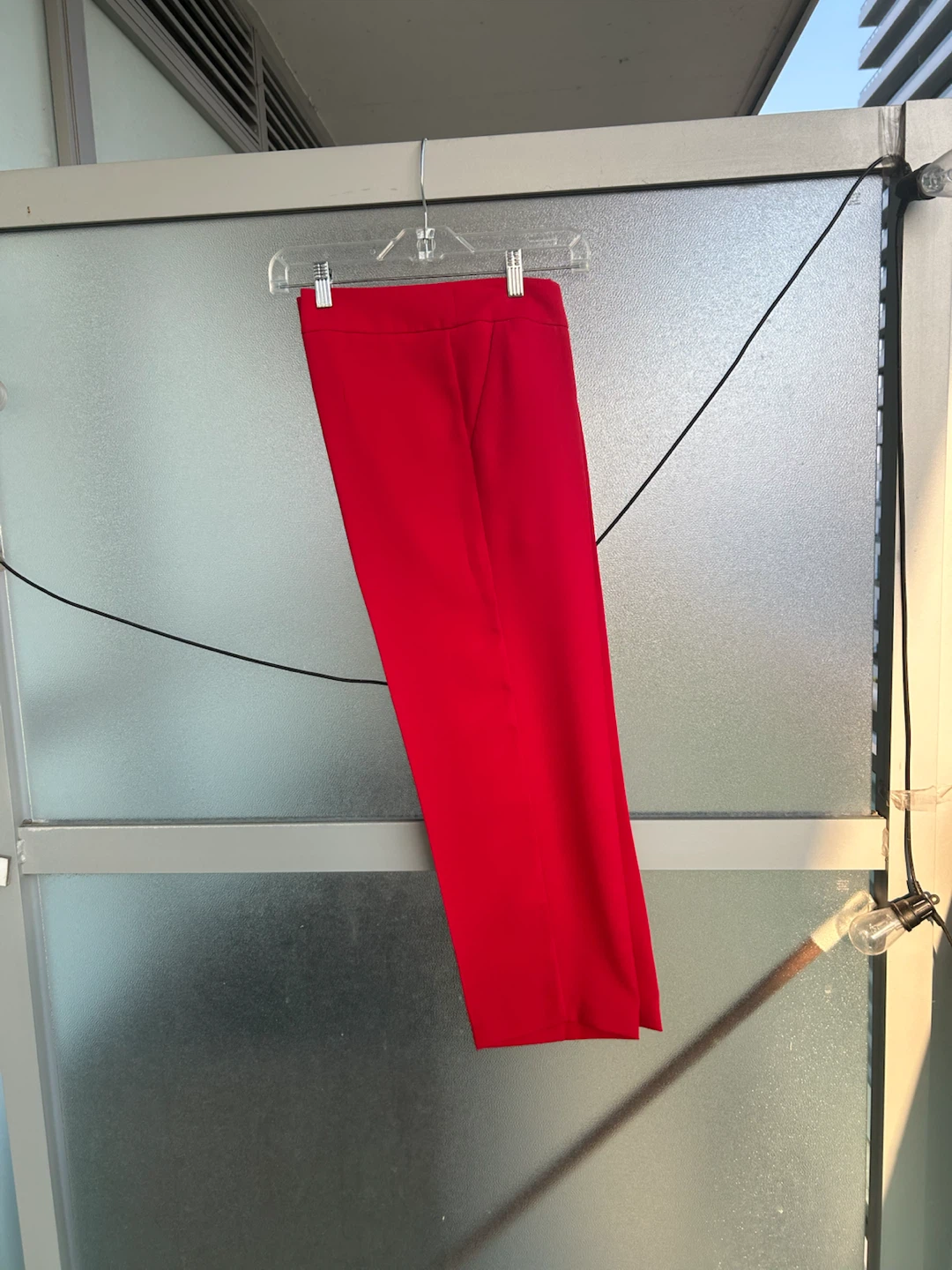 Red Tailored Trousers - photo 4