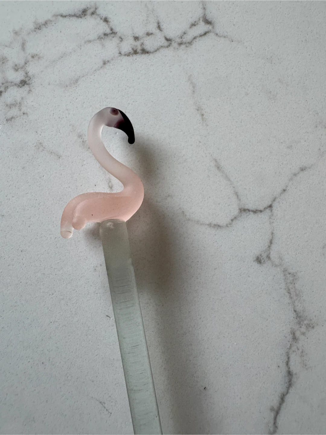 Vintage Glass Flamingo Stir Sticks - photo 2