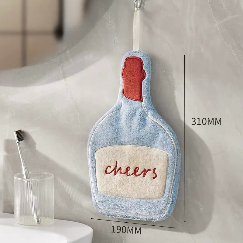Set of 2 Plush Kitchen Hand Towels