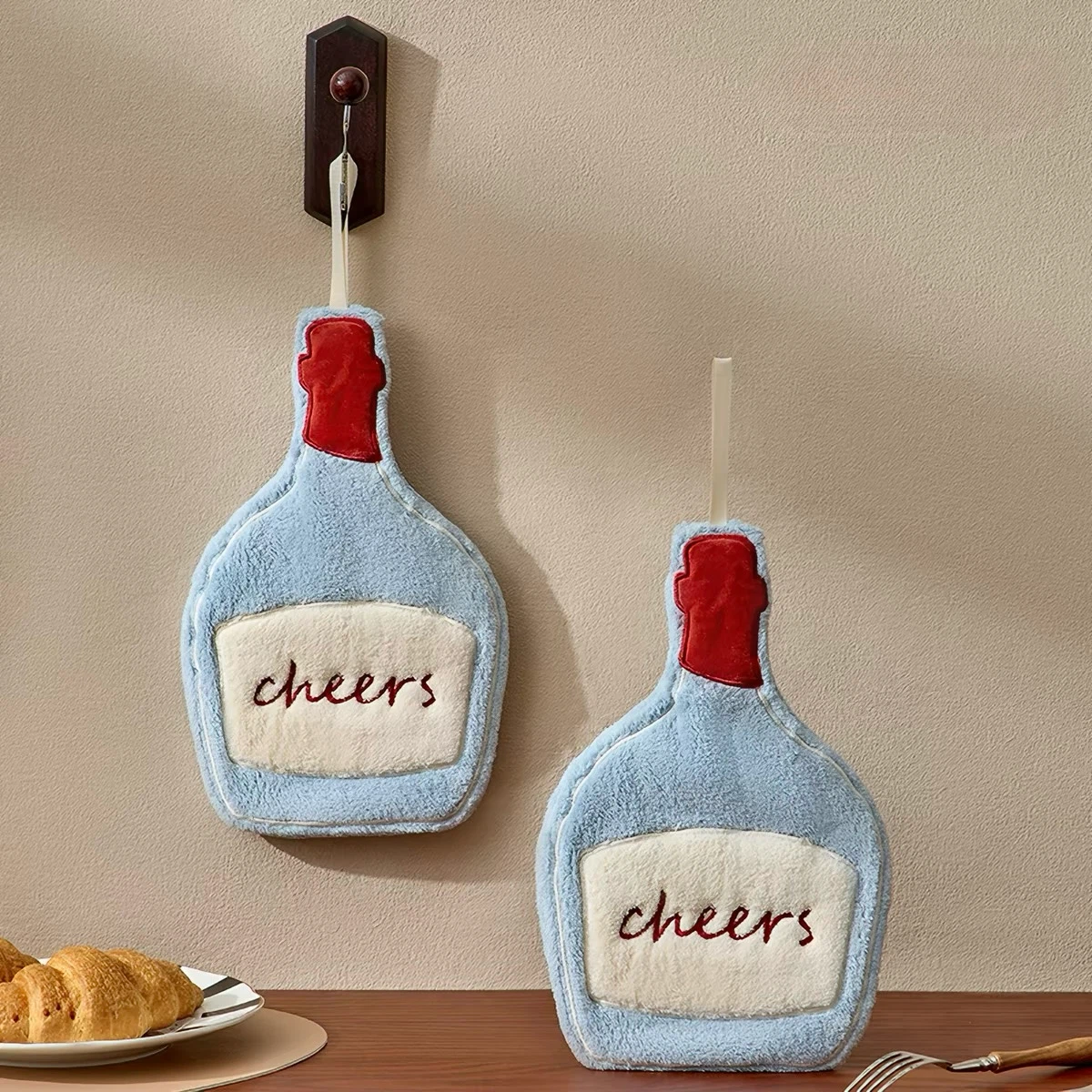 Set of 2 Plush Kitchen Hand Towels - photo 2