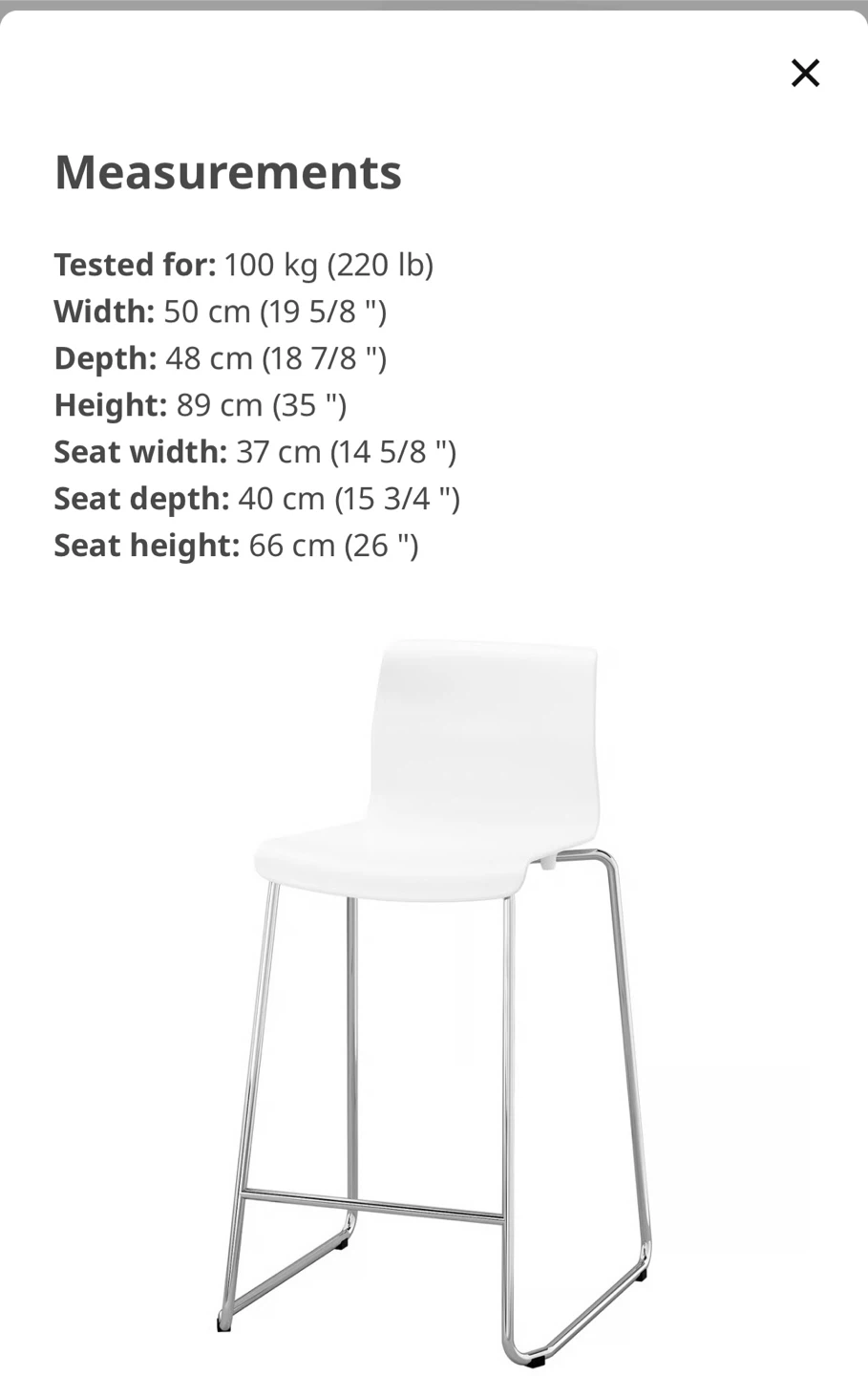2 Black Bar Stools