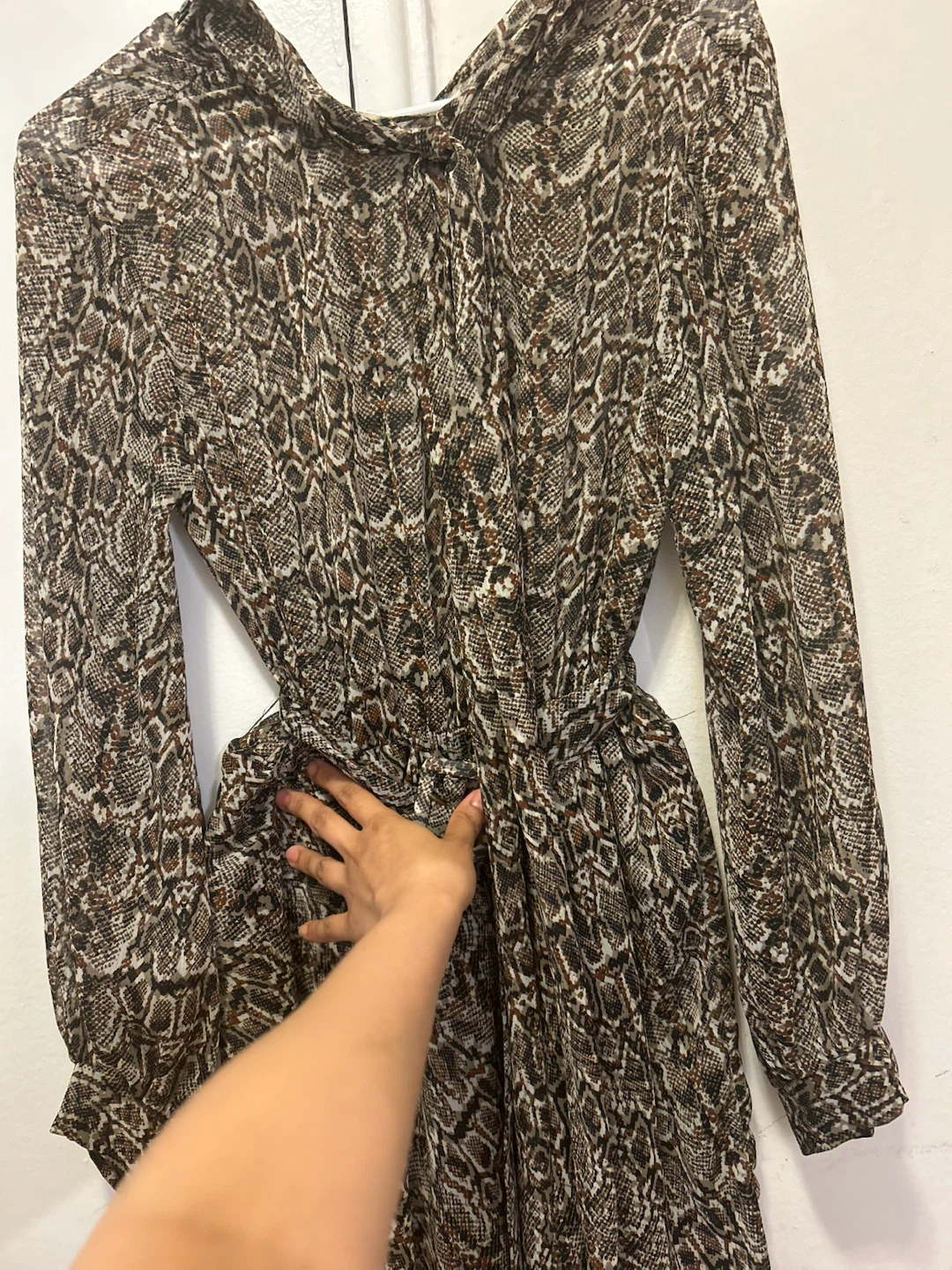 Zara Snake Print Dress - photo 3