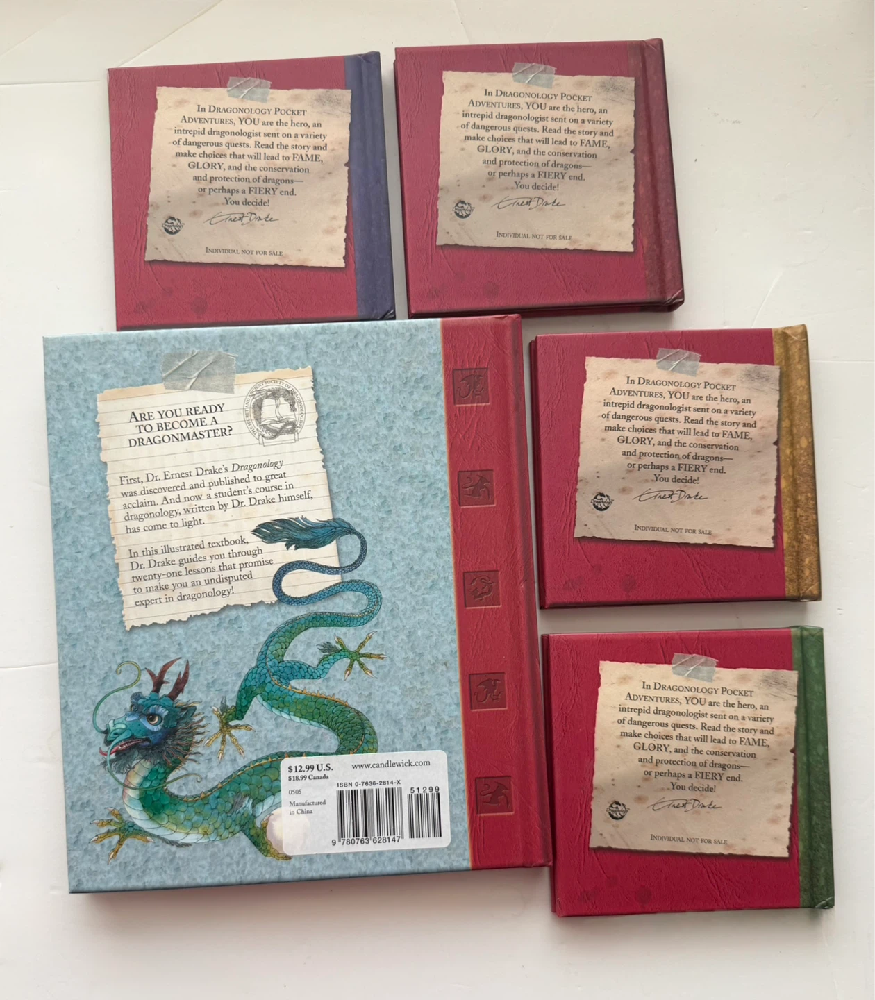 The Dragonology Handbook & 4 Pocket Adventures Books - photo 2