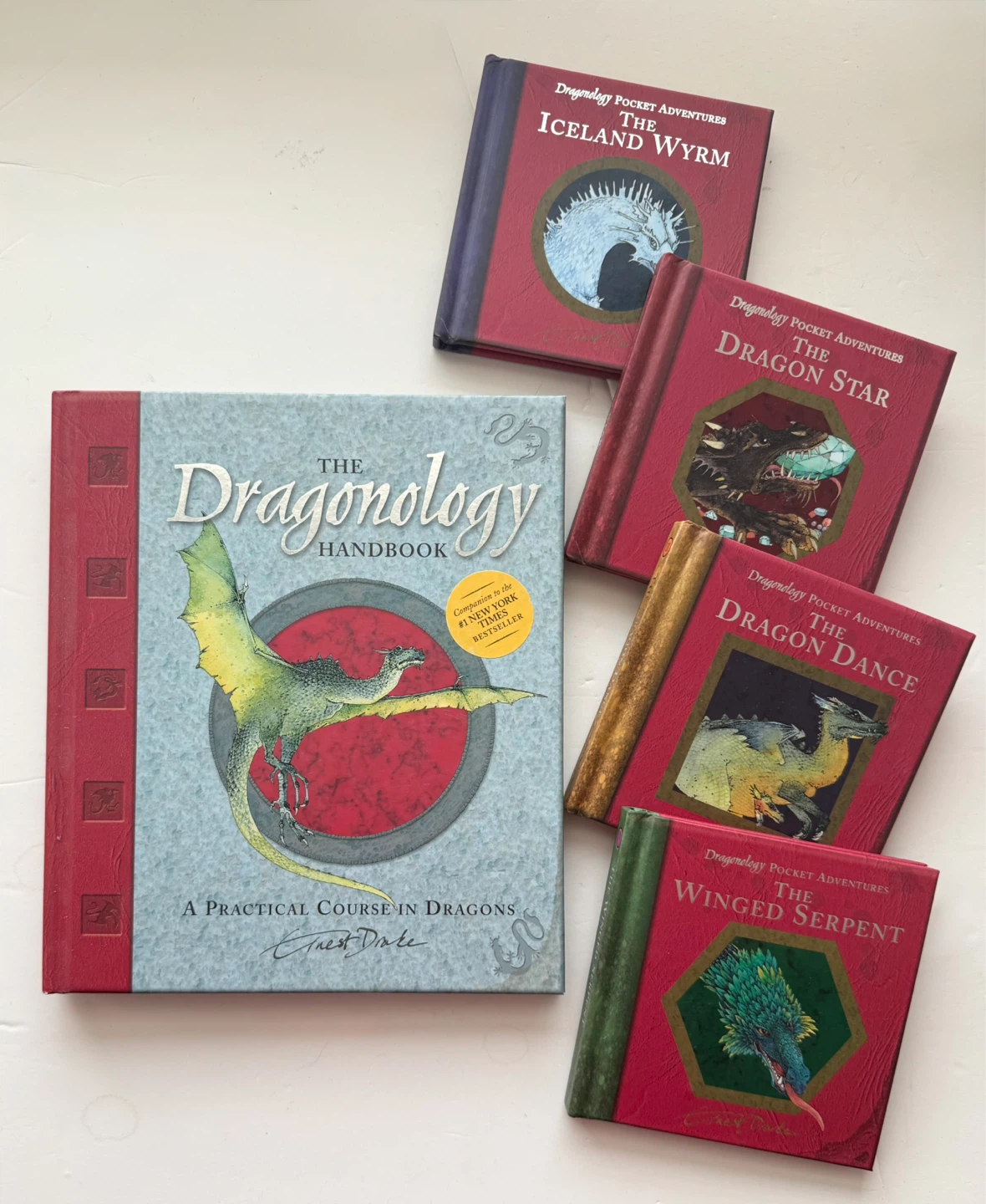 The Dragonology Handbook & 4 Pocket Adventures Books