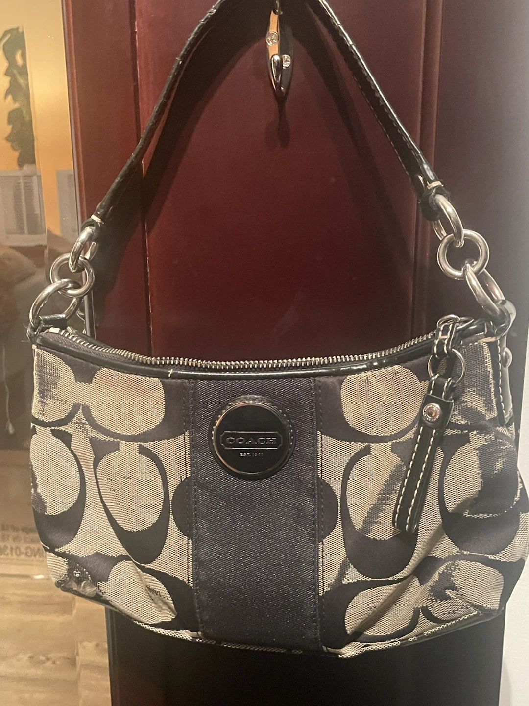 Coach Signature Canvas Shoulder Bag
