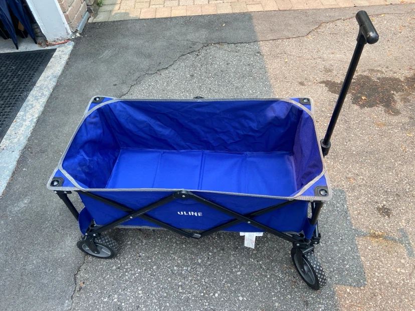 U-Line Blue Folding Wagon