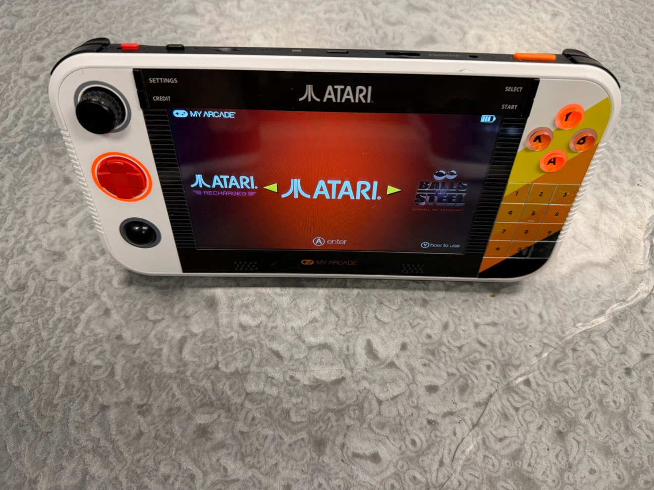 My Arcade Atari Gamestation Go Handheld Video Game System - photo 4
