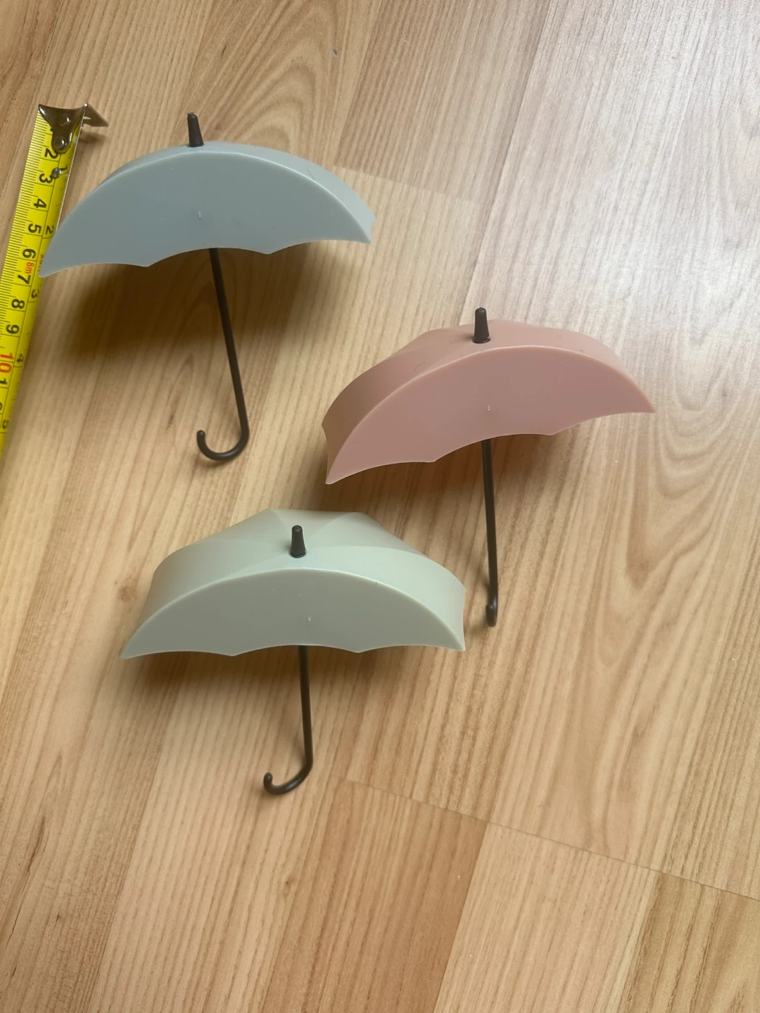 Set of 3 Umbrella Wall Hooks - PLASTIC - photo 3