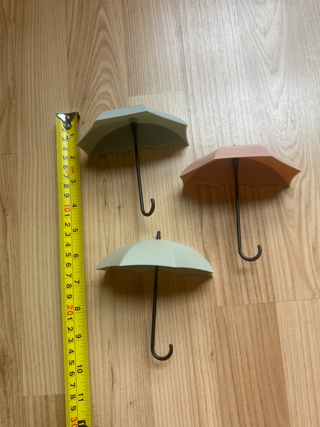 Set of 3 Umbrella Wall Hooks - PLASTIC - photo 2