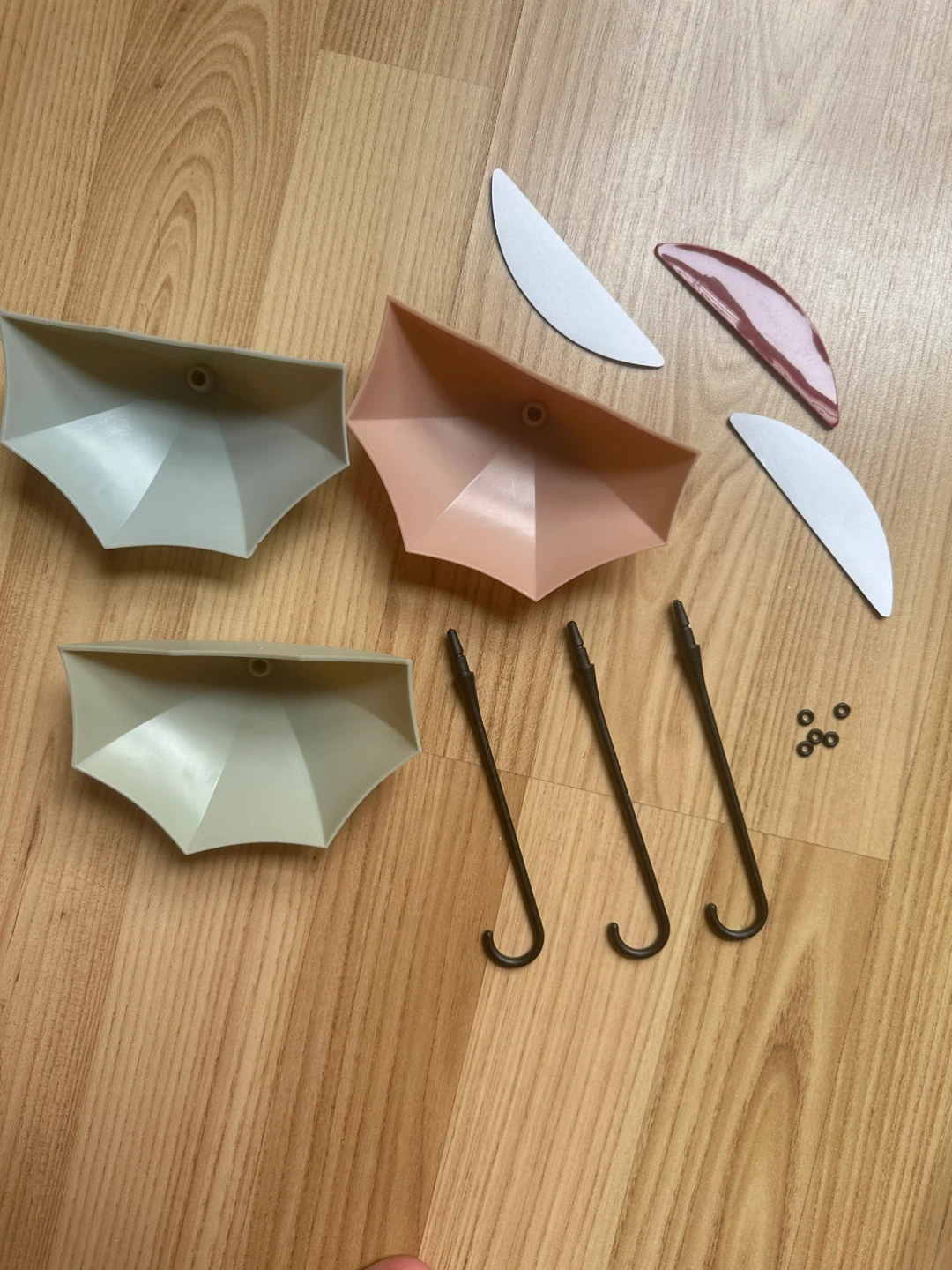 Set of 3 Umbrella Wall Hooks - PLASTIC - photo 5