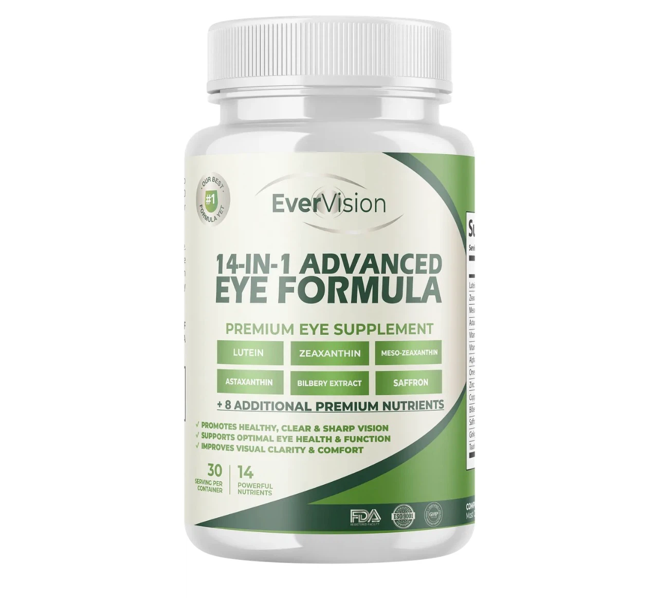 EverVision 14-in-1 Advanced Eye Formula Supplement