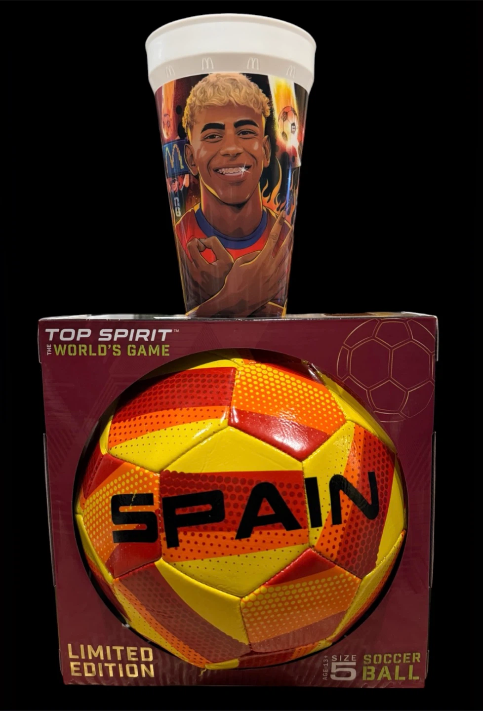 Limited Edition Soccer Ball & McDonald's Cup