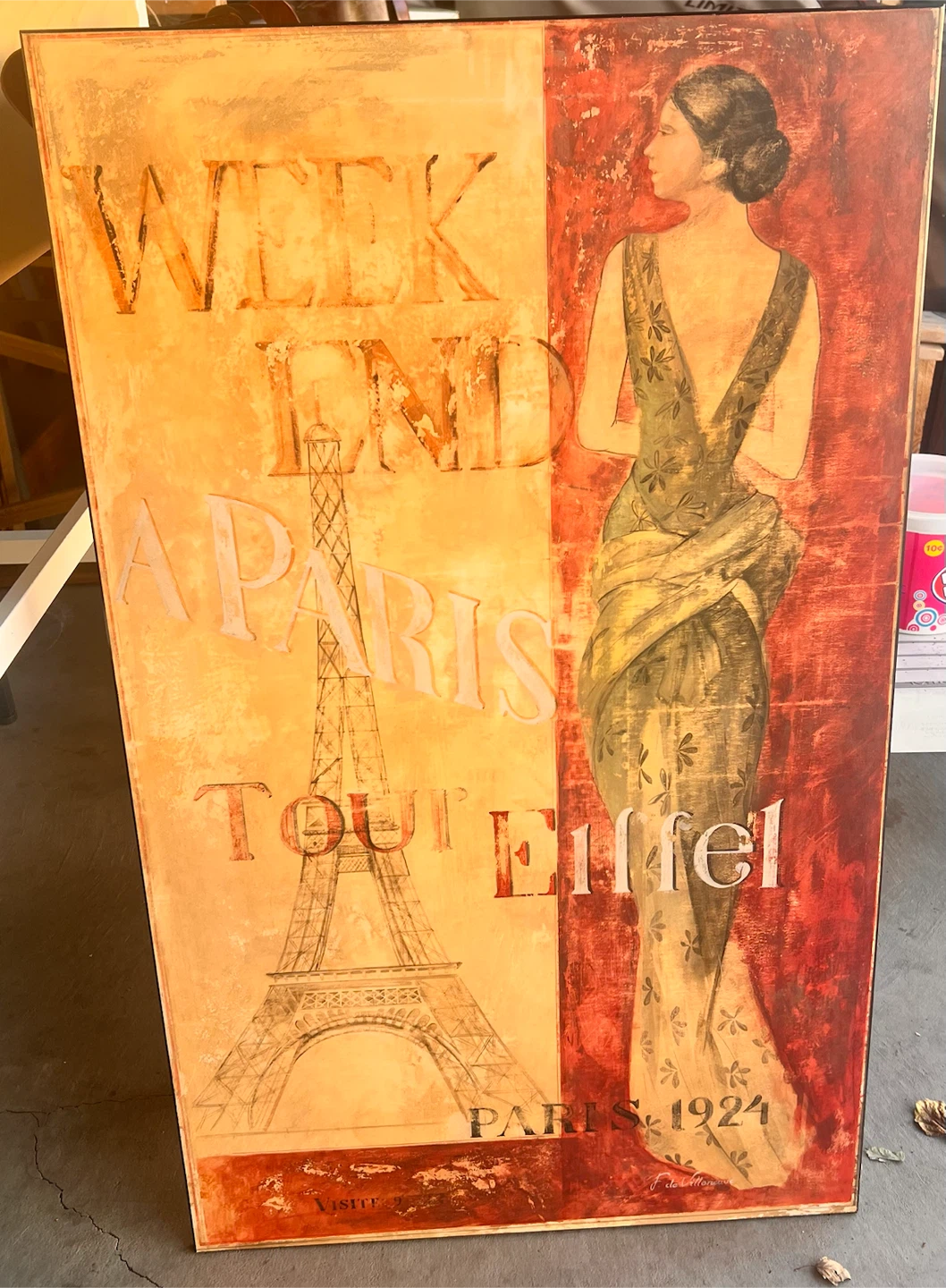 Plaque mounted photo “Week end a Paris” - photo 2